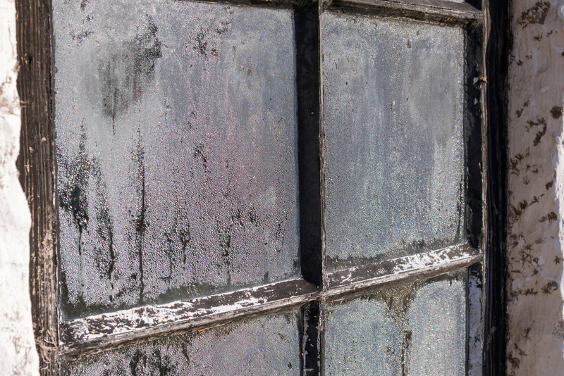 Old window frame St Fagans Cardiff South Wales