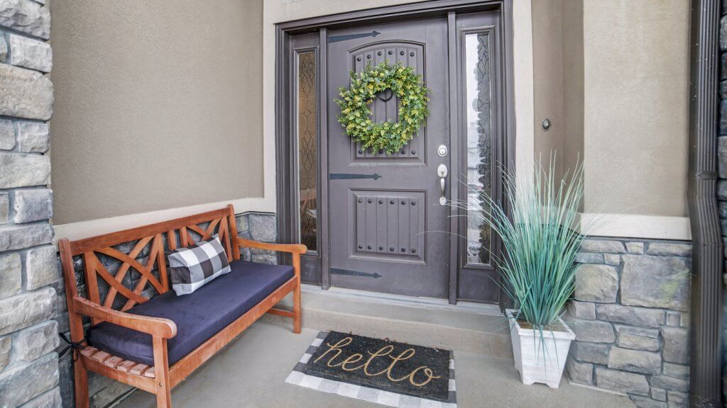 gray door
