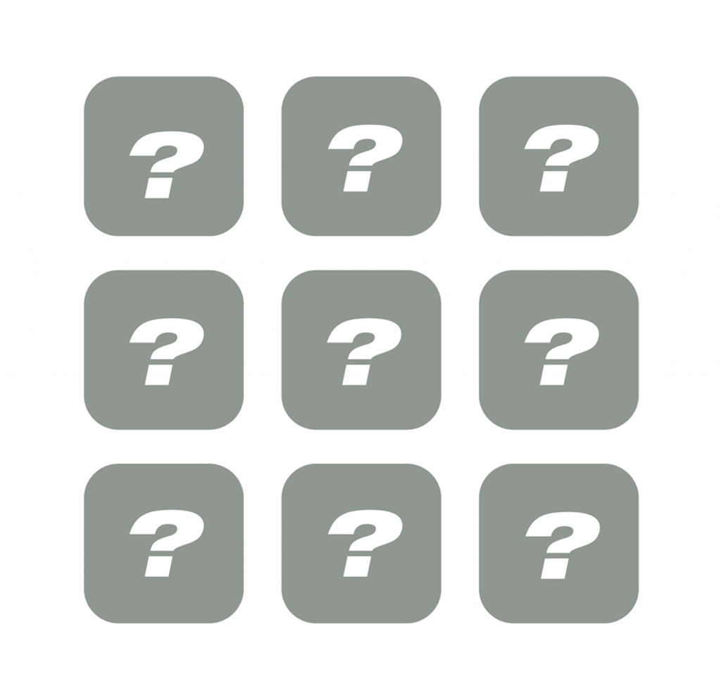 question marks